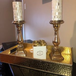 Candle stick holders and candle sticks